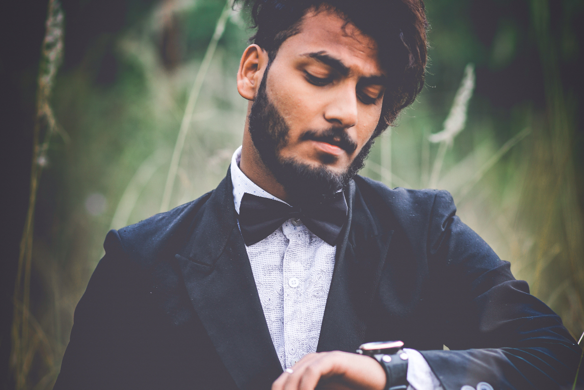 Man in suit and bowtie